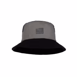 Buff 125445.937.20.00, Adulte, Unisexe, Chapeau, Noir, Gris, S/M, Chapeau de paille