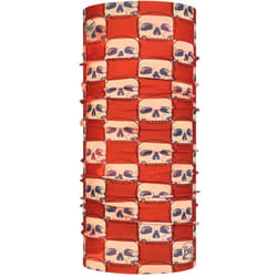 Buff Original EcoStretch Skull Plaid Couvre-chef multifonctionnel, orange pour Hommes