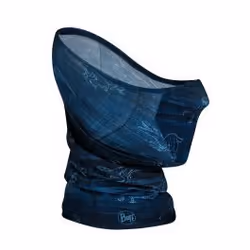 Buff Filter Tube Vilmos Blue, Bleu, Motif, Elastane, Polyester, One size, 1 pièce(s)