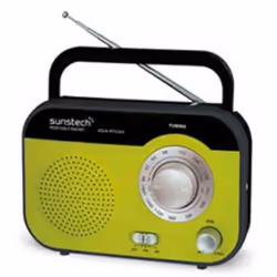 Sunstech RPS560, Portable, Analogique, AM, FM, 0,8 W, 1-voie, 7,5 cm