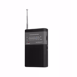 Sunstech RPS42, Portable, Analogique, AM, FM, 0,5 W, 3,5 mm, Noir