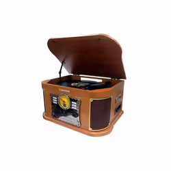 Sunstech PXRC52CD, Tourne-disque à entraînement direct, Automatique, Bois, 78 tr/min, 78 tr/min, Rotatif