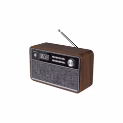 Sunstech RPBT500 Portable Numérique Noir, Bois