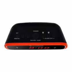 Sunstech FRD60 Horloge Noir, Rouge