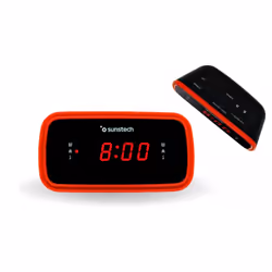 Sunstech FRD60 Horloge Noir, Rouge