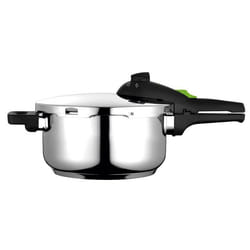 Autocuiseur 4 Litres Induction Acier Inoxydable 18/10 2 Niveaux de Pression FAGOR Rapid Xpress 4 Argent 800055