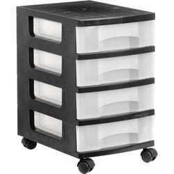 Archivo 2000 1104R CS TL unité de tiroir de bureau Noir Plastique