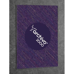 Archivo 2000 6157 CS TP support de panneau et stand d'information A3 Acrylique Transparent
