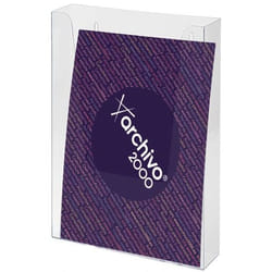 Archivo 2000 9006 CS TP portefeuille, étui pour cartes, support de documents de voyage Transparent