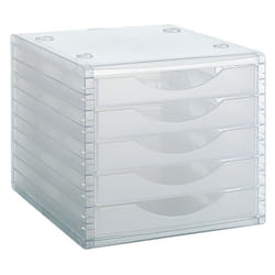 Archivo 2000 4005 CS TL unité de tiroir de bureau Transparent Polystyrène