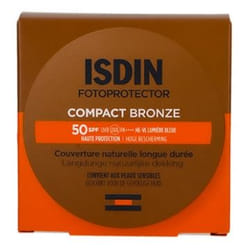 Isdin Fotoprotector Compact Couverture Naturelle Longue Durée SPF50 10 g - Teinte : Bronze