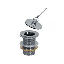 Bonde de lavabo sans trop‑plein Chrome - tres 13474330