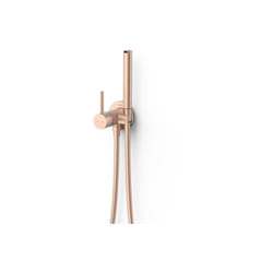 Mitigeur encastré avec douche pour WCÀ eau chaude et eau froide Or Rose Mat 24K - TRES 134123OPM