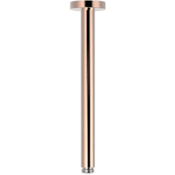 TRES 13462102OP COMPLDUCHA Brazo A Techo Oro Rosa 24K - ref: 13462102OP