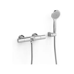 Ensemble douche bain-douche thermostatique Chrome - tres 19017419