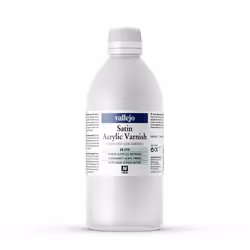 Vallejo 28.519, Transparent, Satin, 500 ml, Bouteille en plastique