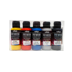 Vallejo 62.103 peinture acrylique 60 ml Noir, Bleu, Rouge, Argent, Jaune Bouteille