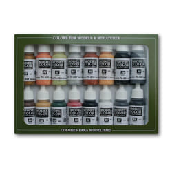 Vallejo 70.107 peinture acrylique 17 ml Noir, Vert, Gris, Orange, Rouge, Argent, Blanc, Jaune Bouteille