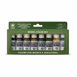 Vallejo 70.108, 17 ml, Marron, Vert, Gris, Jaune, Bouteille