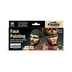 Vallejo 70.119 peinture acrylique 17 ml Noir, Chair, Rouge, Sable Bouteille