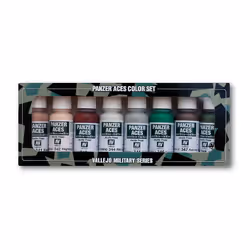 Vallejo 70.129, 17 ml, Marron, Chair, Blanc, Mat, Bouteille