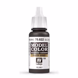Vallejo 70.822, 17 ml, Marron, Mat, Bouteille