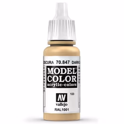Vallejo 70.847, 17 ml, Marron, Mat, Bouteille