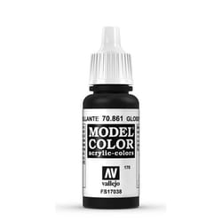 Vallejo 70.861 peinture acrylique 17 ml Noir Bouteille