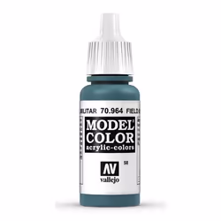 Vallejo 70.964, 17 ml, Bleu, Mat, Bouteille