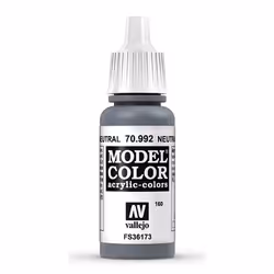 Vallejo 70.992, 17 ml, Gris, Mat, Bouteille
