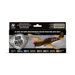 Vallejo 71.183 peinture acrylique 17 ml Bleu, Vert, Gris, Olive, Sable, Jaune Bouteille