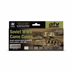 Vallejo 71.188, 17 ml, Noir, Marron, Vert, Gris, Olive, Teint, Mat, Bouteille
