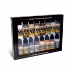 Vallejo 71.192, 17 ml, Noir, Marron, Gris, Rouge, Blanc, Mat, Bouteille