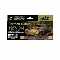 Vallejo 71.205, 17 ml, Bleu, Marron, Vert, Gris, Ivoire, Jaune, Mat, Bouteille