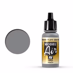 Vallejo 71.275, 17 ml, Noir, Gris, Mat, Bouteille
