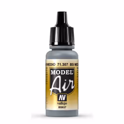 Vallejo 71.307, 17 ml, Gris, Mat, Bouteille