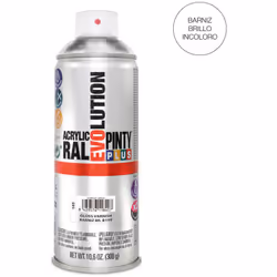 Vernis acrylique brillant à séchage ultra rapide (15 minutes). Pour les applications intérieures et extérieures. Excellente p ...