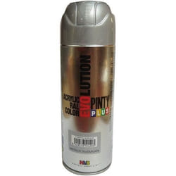 Pinty - Pinty Bombe Acryl Métallisé 400 Ml Gris