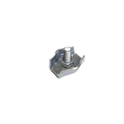 Collier de serrage plat simple galv. 4 mm