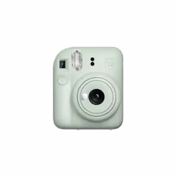 Fujifilm Instax Mini 12, 62 x 46 mm, Couleur menthe, 90 s, 86 x 54 mm, 2/2, 0.3 - 0.5 m