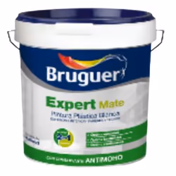 Bruguer 5208090, Peinture, Prêt à l'emploi, Universel, Blanc, Finition mate, 15 L