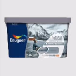 Bruguer 5057204, Peinture, Prêt à l'emploi, Universel, Marron, Finition mate, 4 L
