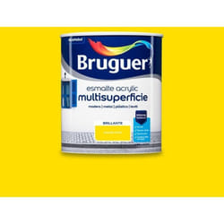 Mail Acrylique Multi-Surfaces Jaune Citron Vif 0,750L 5057541 Bruguer