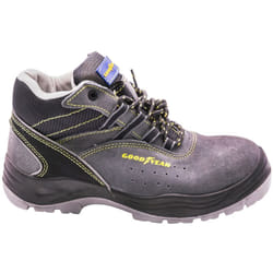 Bottes de sécurité Goodyear en cuir suédé gris, Doublure haute résistance et antibactérienne Taille 47