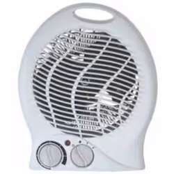 Fraschetti 539020, Chauffage de ventilateur électrique, Intérieure, Bureau, Sol, Table, Blanc, Rotatif, 2000 W