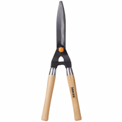 Fissures Tagliasiepi longueur 50 cm avec poignée en bois lame en acier ondulé 20 cm réglable, avec poutre de coupe