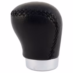 Pommeau court cuir noir - Avec bague de marche arriere - BC Corona Ce pommeau a été spécialement conçu pour les véhicules dot ...