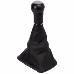 Pommeau + Soufflet adaptable pour Golf 3 - 5/6 vitesses - Noir CORONA Pommeau + Soufflet adaptable pour Golf 3 - 5/6 vitesses ...