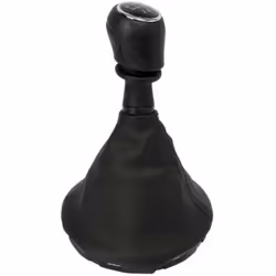 Pommeau + Soufflet adaptable pour VW Transporter T5 T6 - 5/6 vitesses - Noir CORONA Pommeau + Soufflet adaptable pour VW Tran ...