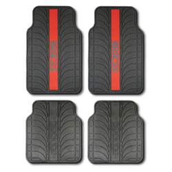 Set de tapis de voitures Sparco SPC1913RS Universel Noir/Rouge (4 pcs)